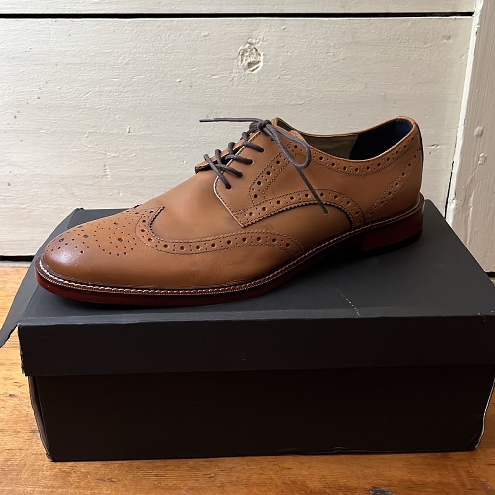 Banana Republic Hadley Italian Leather Brogue Oxford - unworn